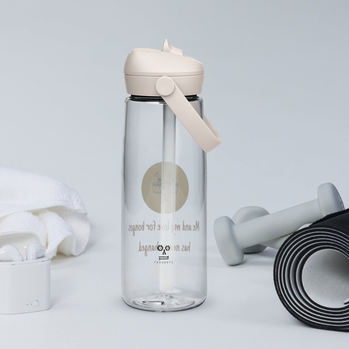 Bongos Flip straw water bottle - Bex Thoughts