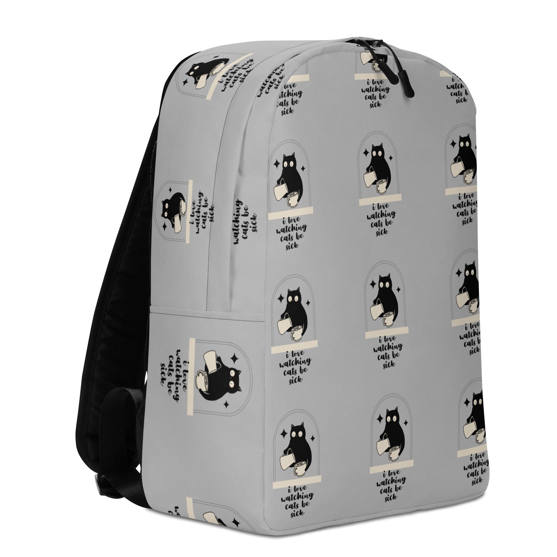 Cat Sick Minimalist Backpack - Bex Thoughts
