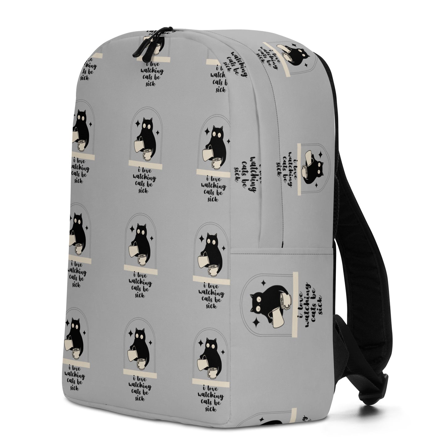 Cat Sick Minimalist Backpack - Bex Thoughts