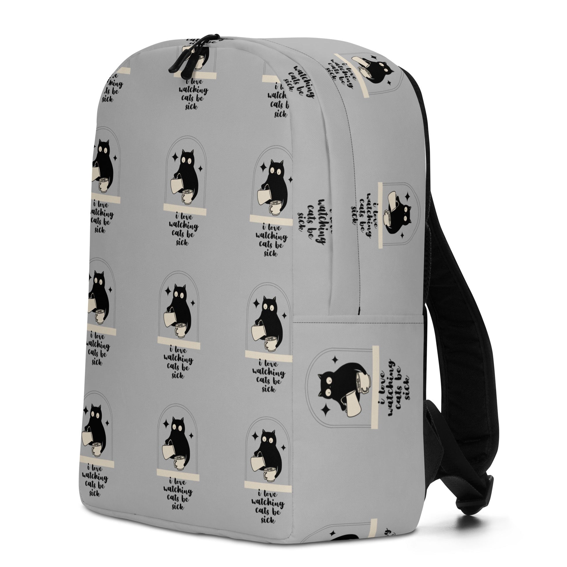 Cat Sick Minimalist Backpack - Bex Thoughts