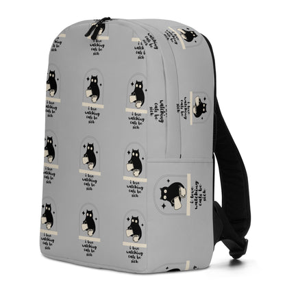 Cat Sick Minimalist Backpack - Bex Thoughts