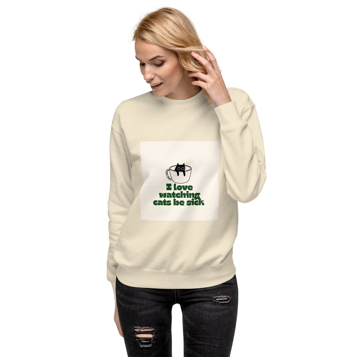 Cats Sick Sweatshirt - Bex Thoughts