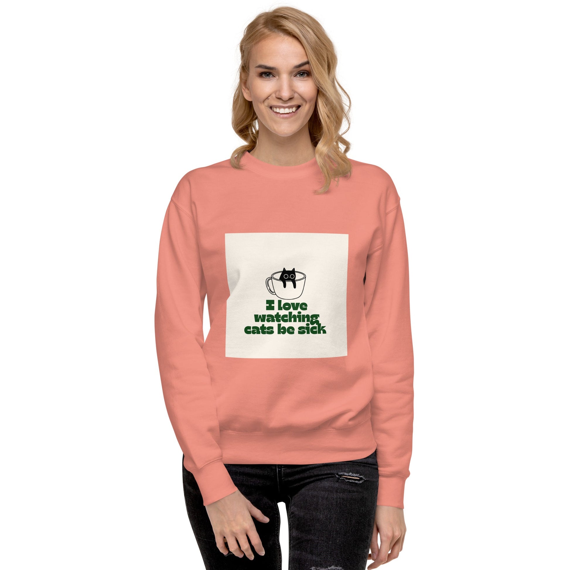 Cats Sick Sweatshirt - Bex Thoughts