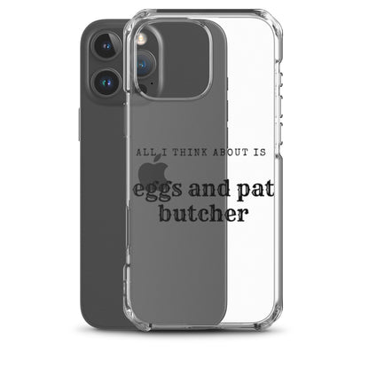 Egg & Pat Butcher Clear Case for iPhone® - Bex Thoughts