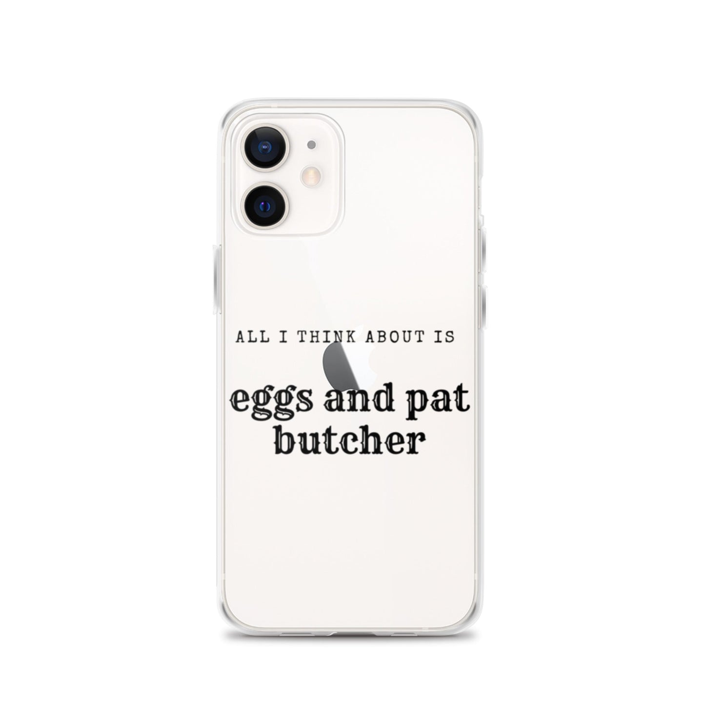 Egg & Pat Butcher Clear Case for iPhone® - Bex Thoughts
