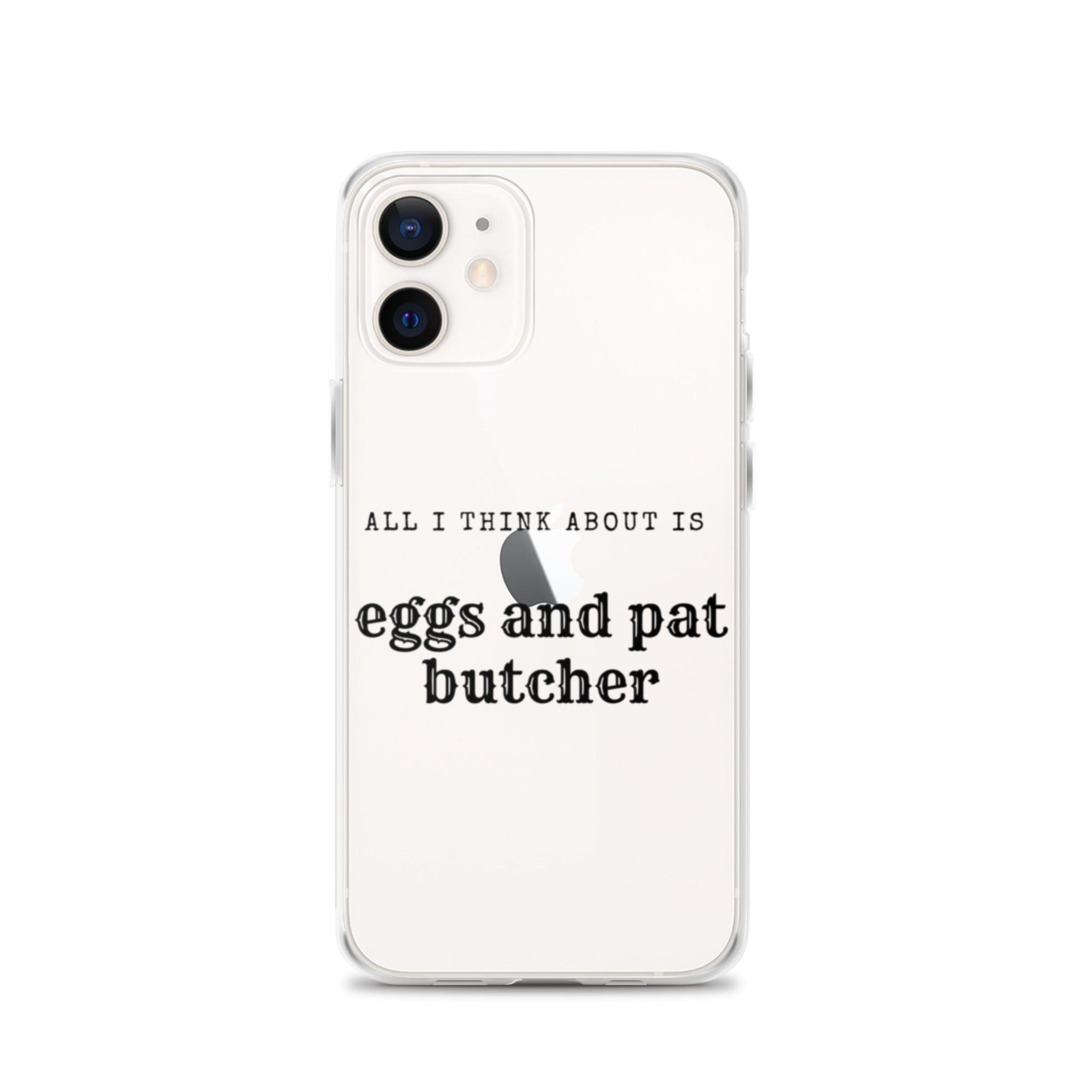 Egg & Pat Butcher Clear Case for iPhone® - Bex Thoughts