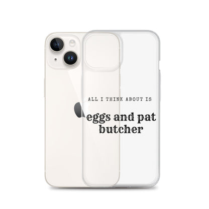 Egg & Pat Butcher Clear Case for iPhone® - Bex Thoughts