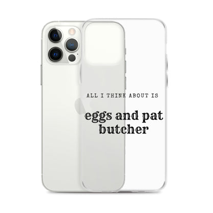 Egg & Pat Butcher Clear Case for iPhone® - Bex Thoughts