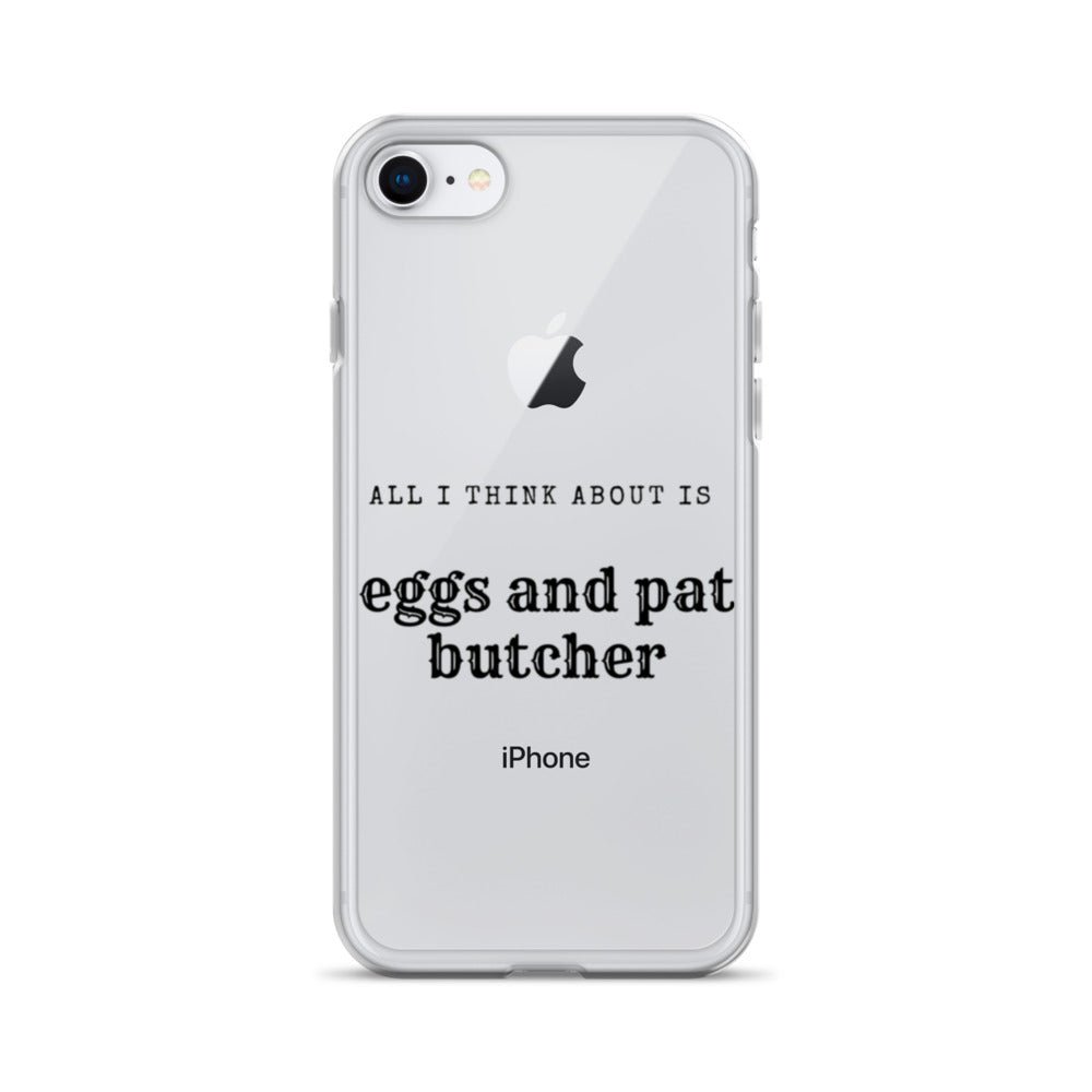 Egg & Pat Butcher Clear Case for iPhone® - Bex Thoughts