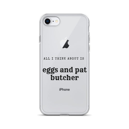 Egg & Pat Butcher Clear Case for iPhone® - Bex Thoughts