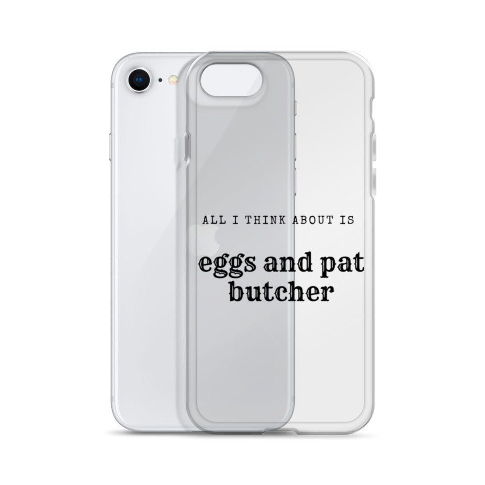 Egg & Pat Butcher Clear Case for iPhone® - Bex Thoughts