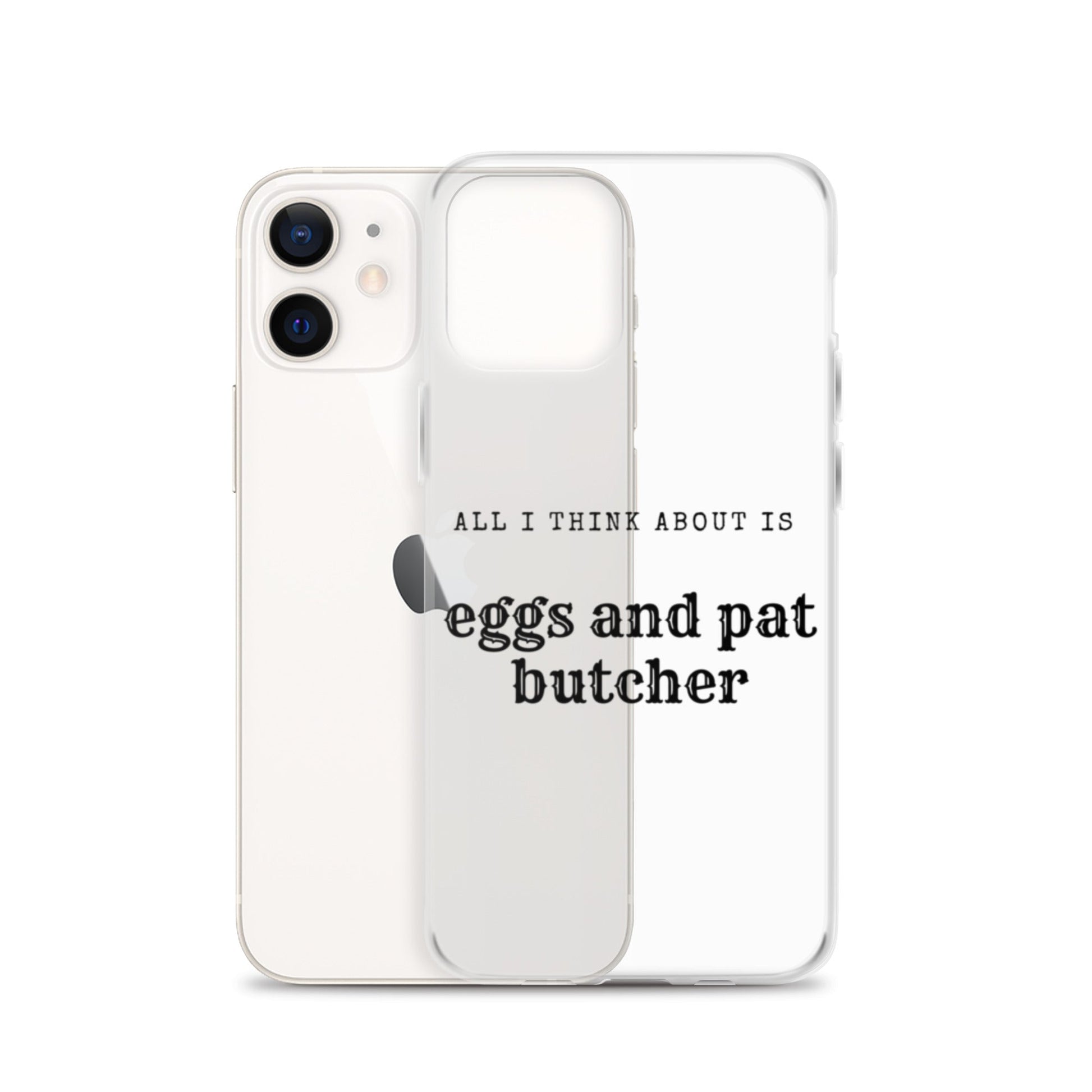 Egg & Pat Butcher Clear Case for iPhone® - Bex Thoughts
