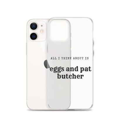 Egg & Pat Butcher Clear Case for iPhone® - Bex Thoughts
