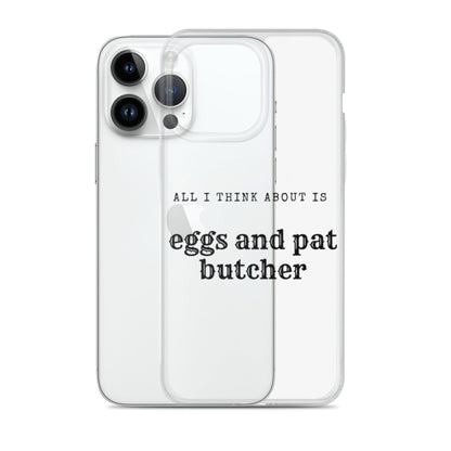 Egg & Pat Butcher Clear Case for iPhone® - Bex Thoughts