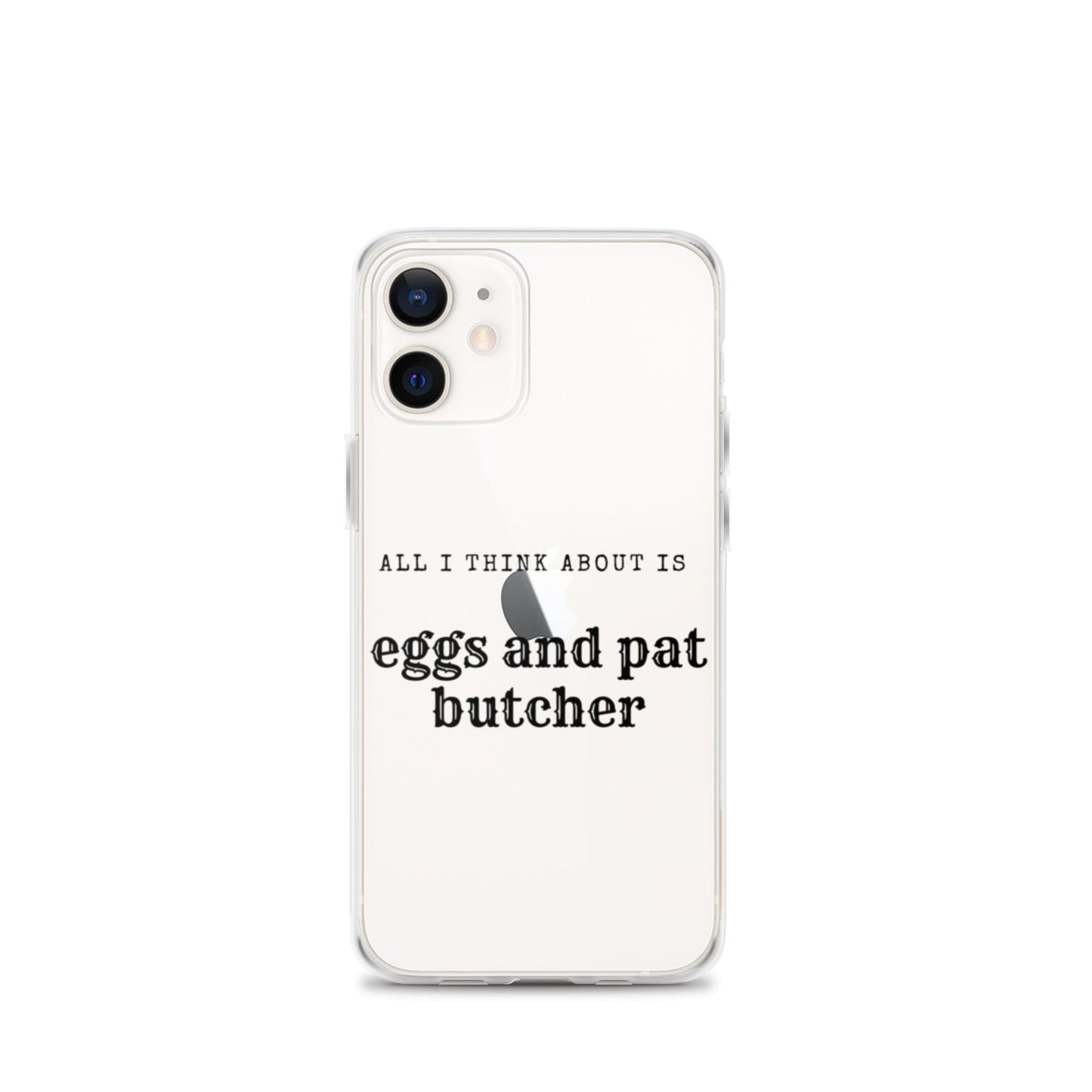 Egg & Pat Butcher Clear Case for iPhone® - Bex Thoughts