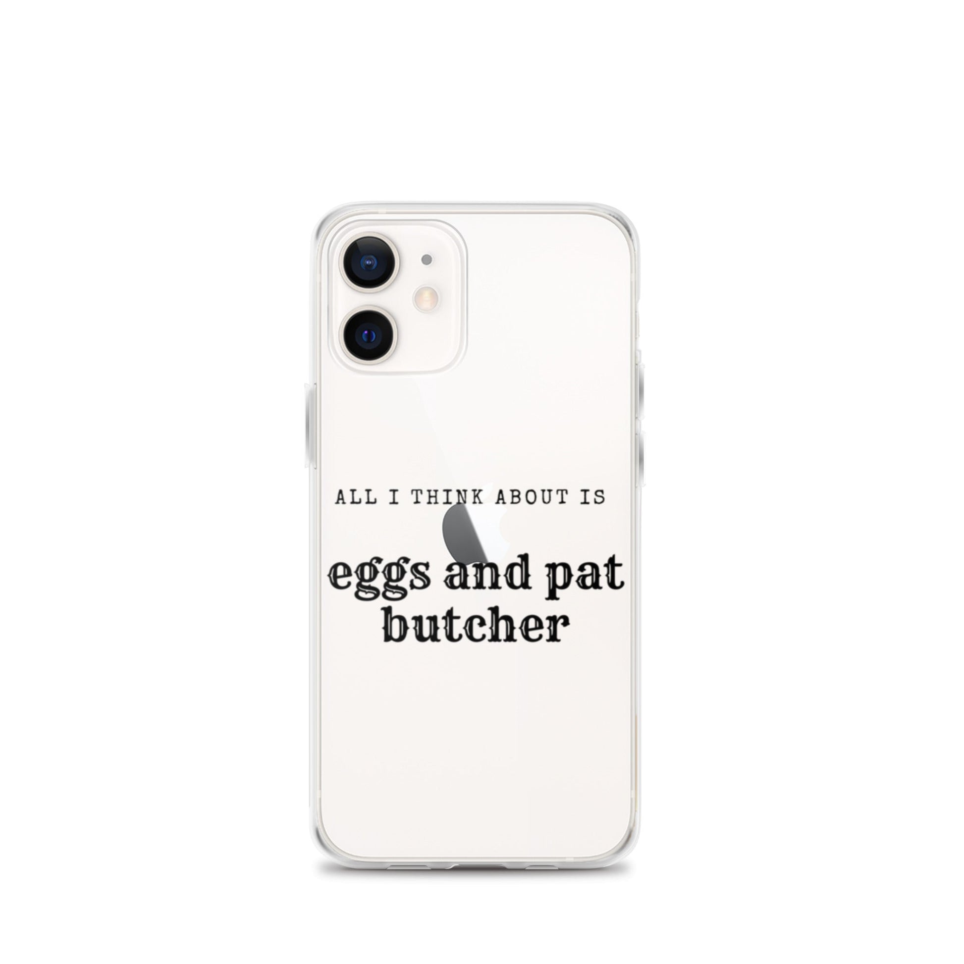Egg & Pat Butcher Clear Case for iPhone® - Bex Thoughts