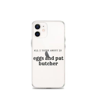 Egg & Pat Butcher Clear Case for iPhone® - Bex Thoughts