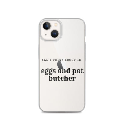 Egg & Pat Butcher Clear Case for iPhone® - Bex Thoughts