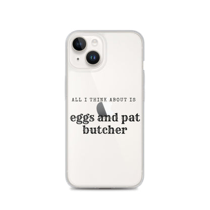 Egg & Pat Butcher Clear Case for iPhone® - Bex Thoughts