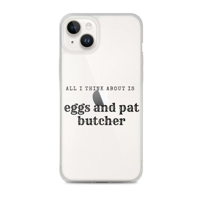 Egg & Pat Butcher Clear Case for iPhone® - Bex Thoughts