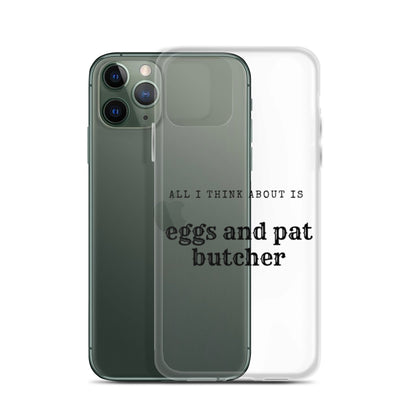 Egg & Pat Butcher Clear Case for iPhone® - Bex Thoughts