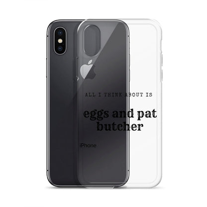 Egg & Pat Butcher Clear Case for iPhone® - Bex Thoughts