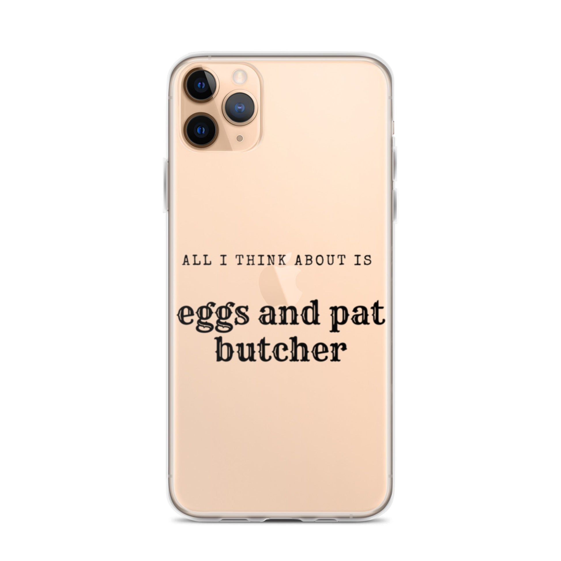 Egg & Pat Butcher Clear Case for iPhone® - Bex Thoughts