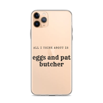 Egg & Pat Butcher Clear Case for iPhone® - Bex Thoughts