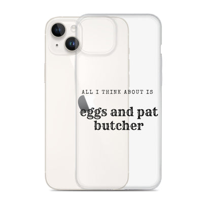 Egg & Pat Butcher Clear Case for iPhone® - Bex Thoughts