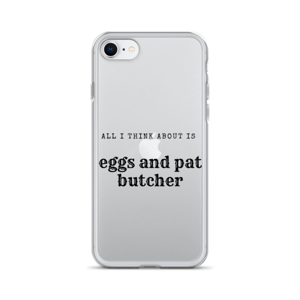 Egg & Pat Butcher Clear Case for iPhone® - Bex Thoughts