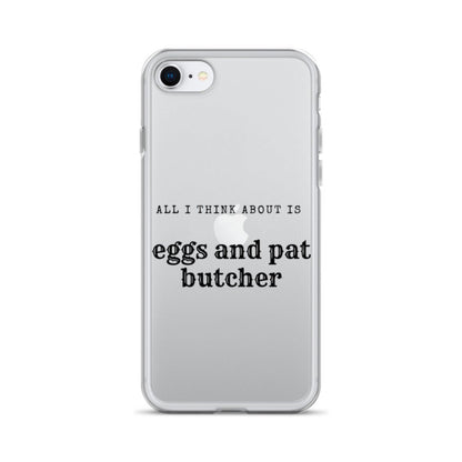 Egg & Pat Butcher Clear Case for iPhone® - Bex Thoughts