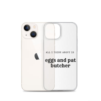 Egg & Pat Butcher Clear Case for iPhone® - Bex Thoughts