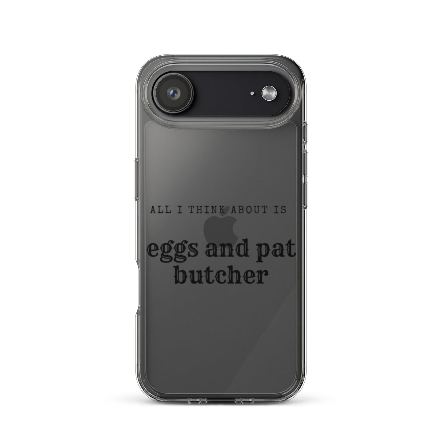 Egg & Pat Butcher Clear Case for iPhone® - Bex Thoughts