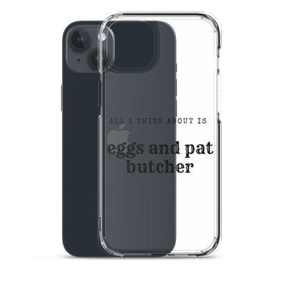 Egg & Pat Butcher Clear Case for iPhone® - Bex Thoughts