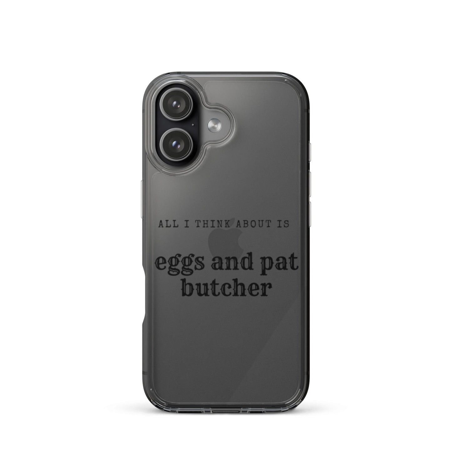 Egg & Pat Butcher Clear Case for iPhone® - Bex Thoughts