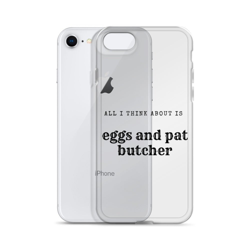 Egg & Pat Butcher Clear Case for iPhone® - Bex Thoughts