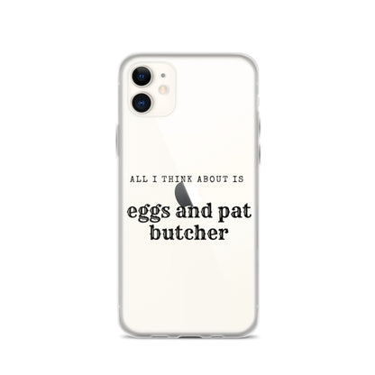 Egg & Pat Butcher Clear Case for iPhone® - Bex Thoughts
