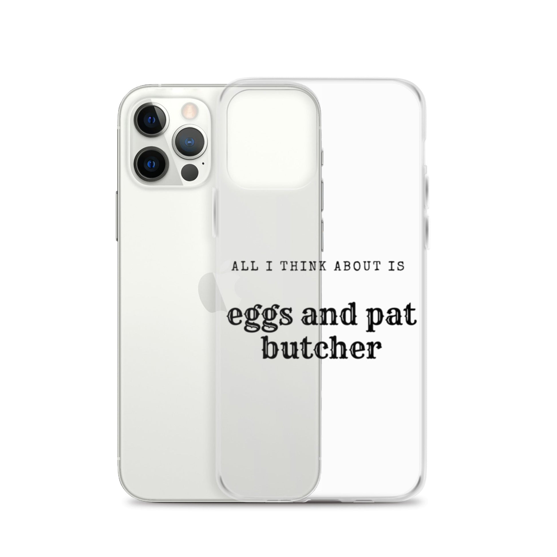 Egg & Pat Butcher Clear Case for iPhone® - Bex Thoughts