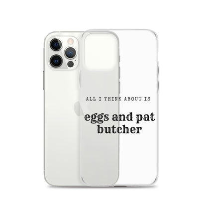 Egg & Pat Butcher Clear Case for iPhone® - Bex Thoughts