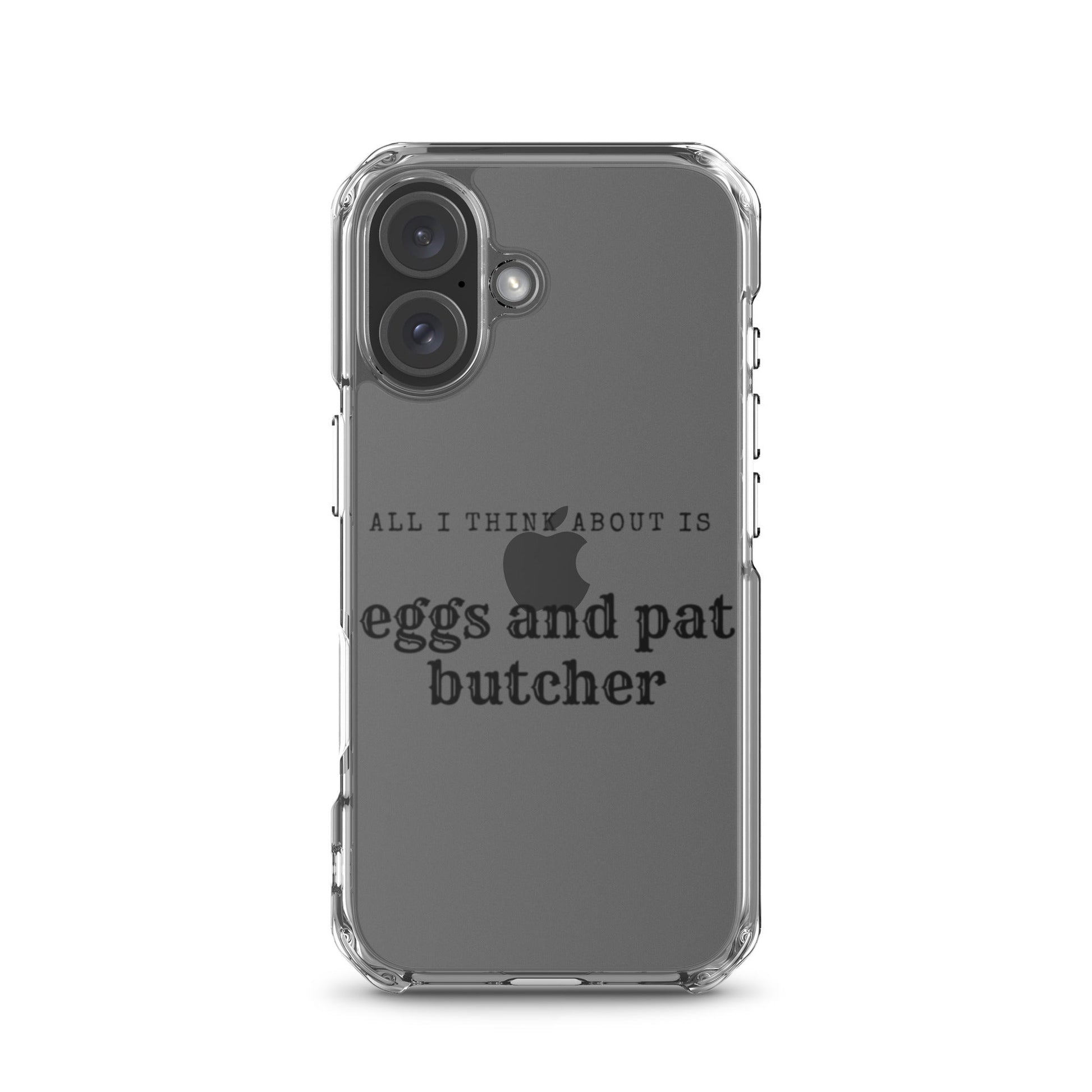 Egg & Pat Butcher Clear Case for iPhone® - Bex Thoughts