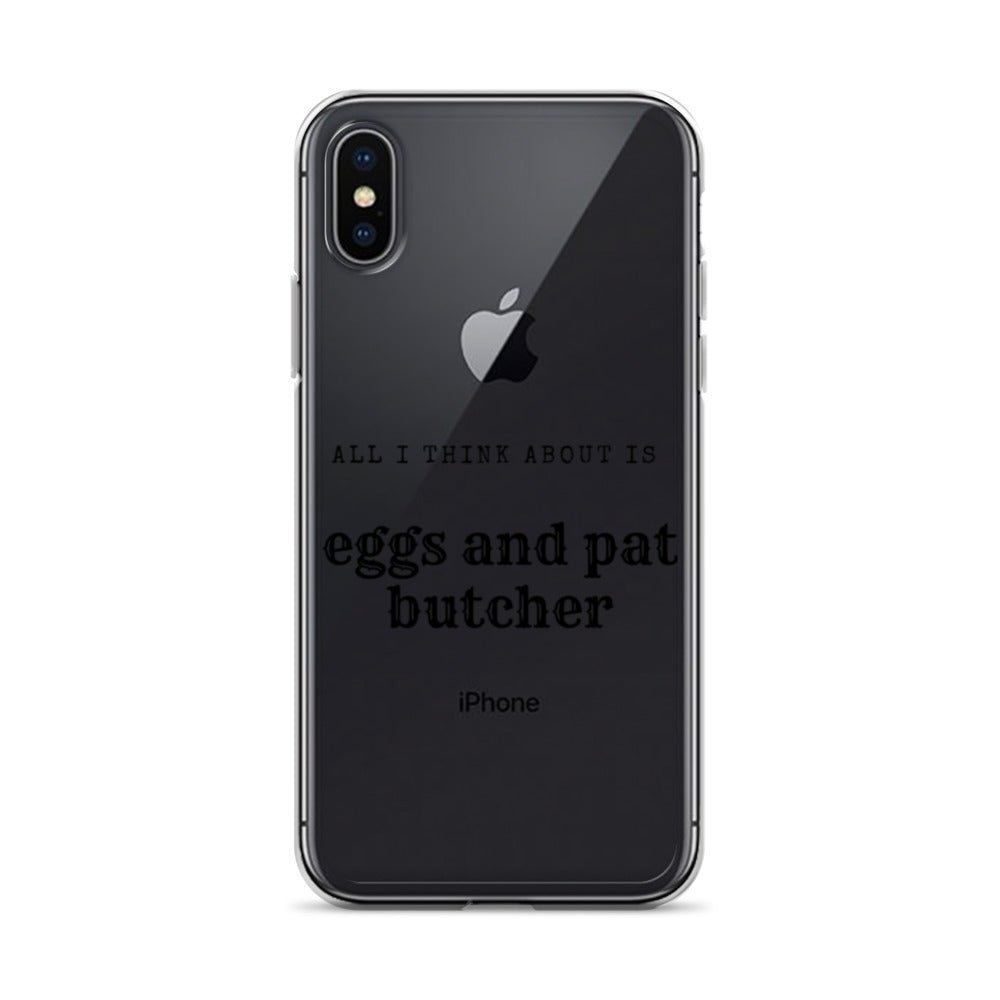 Egg & Pat Butcher Clear Case for iPhone® - Bex Thoughts