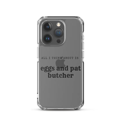 Egg & Pat Butcher Clear Case for iPhone® - Bex Thoughts