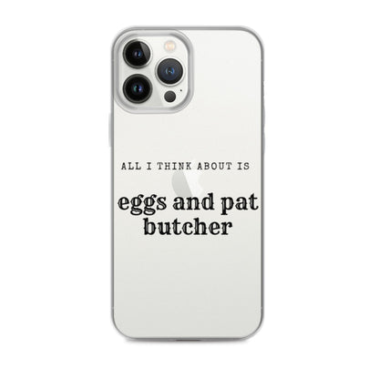 Egg & Pat Butcher Clear Case for iPhone® - Bex Thoughts