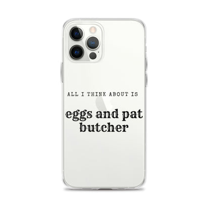 Egg & Pat Butcher Clear Case for iPhone® - Bex Thoughts