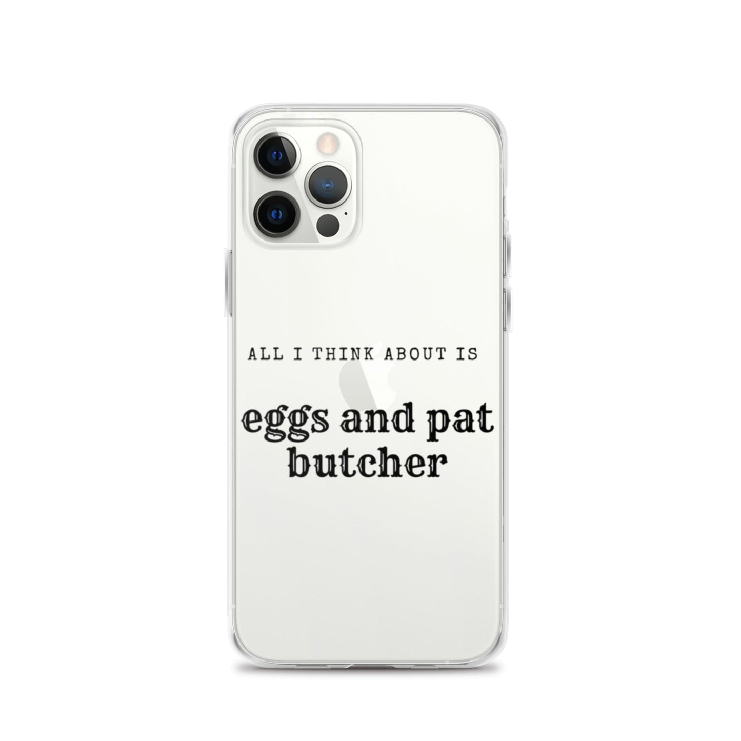 Egg & Pat Butcher Clear Case for iPhone® - Bex Thoughts