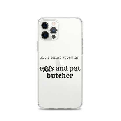 Egg & Pat Butcher Clear Case for iPhone® - Bex Thoughts