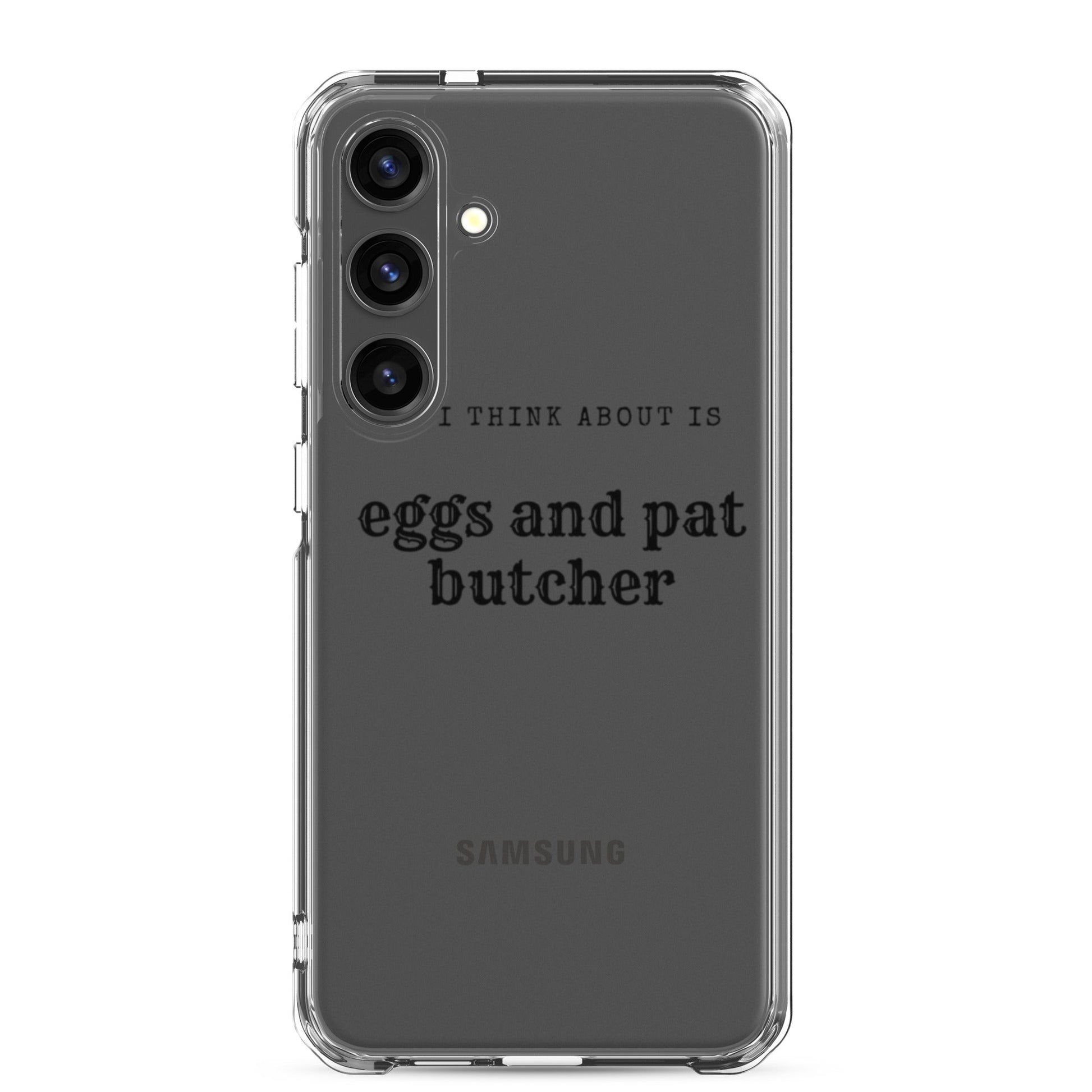 Egg & Pat Butcher Clear Case for Samsung® - Bex Thoughts
