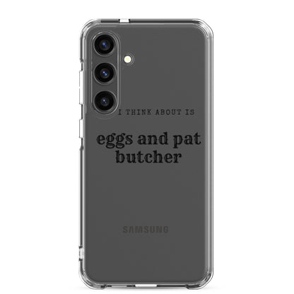 Egg & Pat Butcher Clear Case for Samsung® - Bex Thoughts