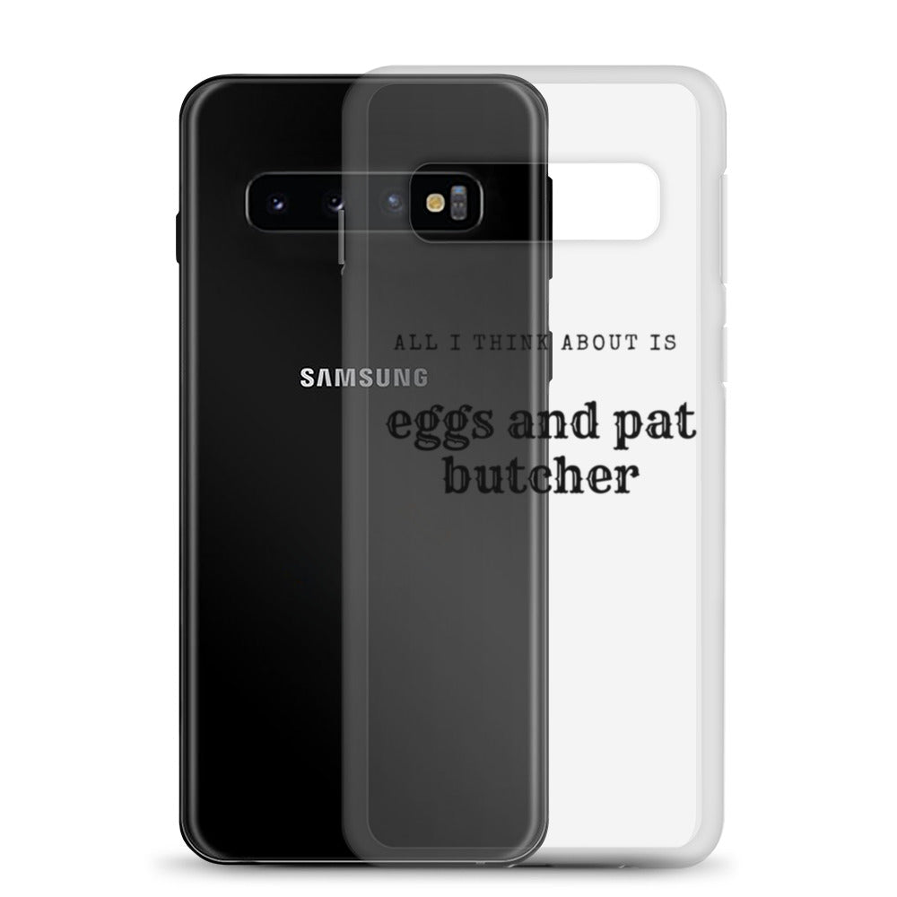 Egg & Pat Butcher Clear Case for Samsung® - Bex Thoughts