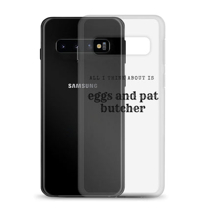 Egg & Pat Butcher Clear Case for Samsung® - Bex Thoughts